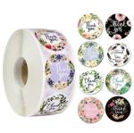 Candle Packaging Seal Sticker Label Paper Material Customized Shape