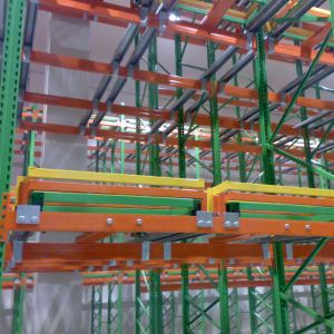 Buy cheap Warehouse Push Back Racking System Customized Pushback Racking System from wholesalers