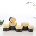 6ml Leakproof Cosmetic Glass Bottles Roller Ball Perfume Bottle With Bamboo Lid