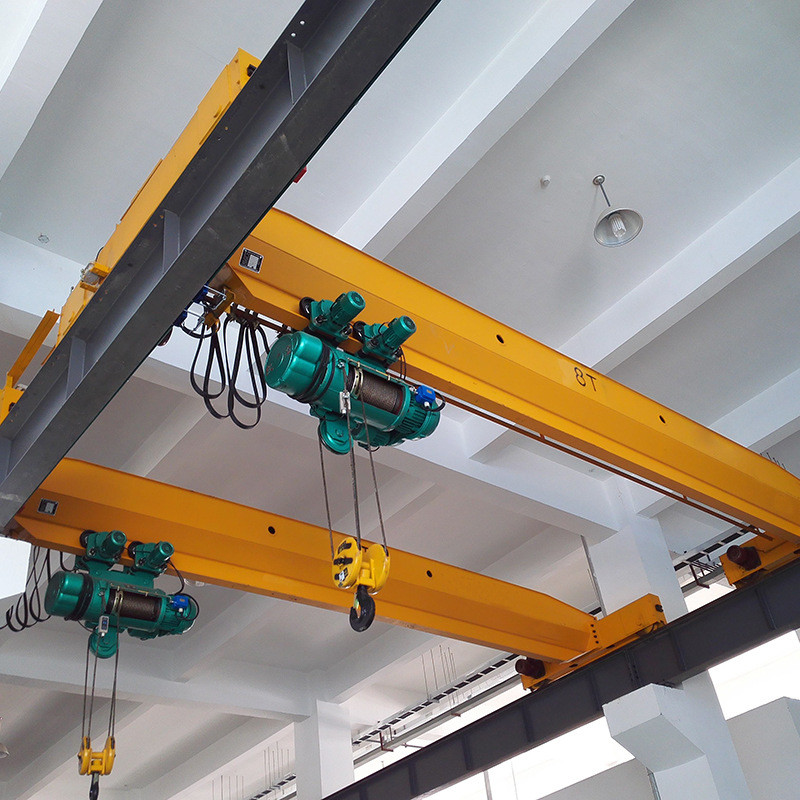 3T 5T 10T Box Type Single Girder EOT Crane Pendent Line Control Or Remote Control