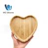 Buy cheap Suction Baby Silicone Plate 18cm Heart Shaped from wholesalers
