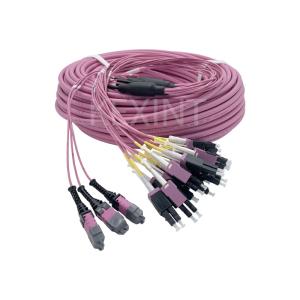 Buy cheap KEXINT FTTH MPO LC Uniboot OM4 Fiber Optic Patch Cord Grade B 3*12 36 Cores Multimode from wholesalers