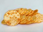 Diameter 4.5cm Rice Cracker Snacks Tomato Flavor Japanese Rice Biscuits