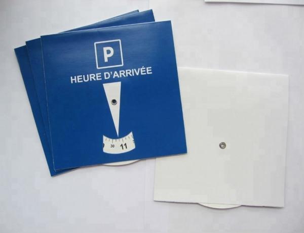 Buy cheap Eco-Friendly Paper Cardboard Car Parking Disk for 150*150mm Vehicles from wholesalers