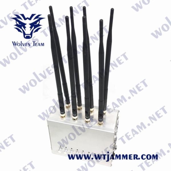 Buy cheap CDMA GSM Lojack Signal Jammer UHF VHF 2G 3G 4G 5G 80W 240VAC from wholesalers