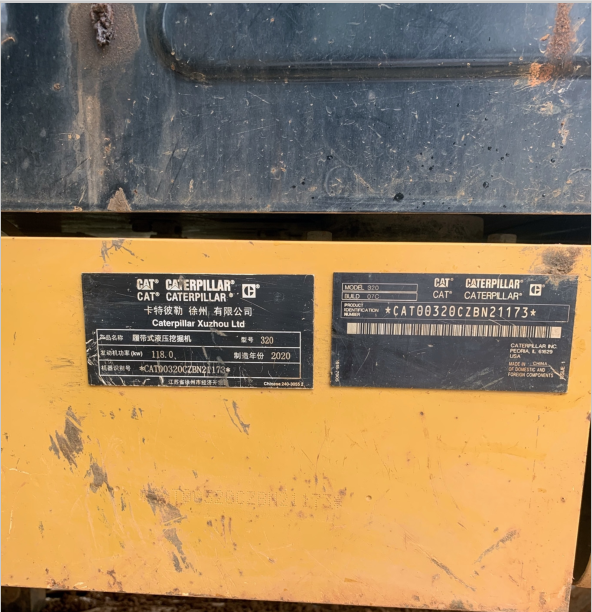 1.0-1.5m3 Bucket Capacity 2020 Used Cat 320GC Crawler Excavator for Your Requirements