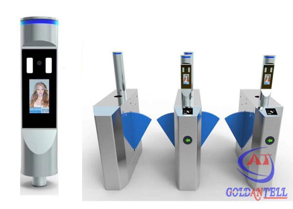 Buy cheap Thermal Scanner Face Recognition Flap Barrier Turnstile from wholesalers