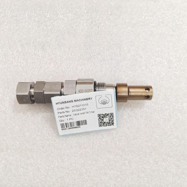 Buy cheap Relief Valve 25222351 YN30V00111F1 21450362 For Excavator JC160 from wholesalers