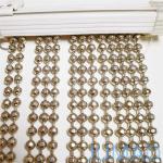 Chromed Faced Metal Bead Ball Curtains Interior Decoration Room Dividers