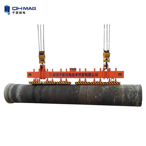 Electromagnetic Steel Plate Lifting Equipment , 1000lbs Bundled Rebar Electric