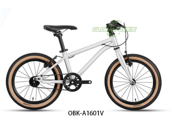 Buy cheap OBK-A1601V White 16 Inch Kids MTB Bike With Alu Alloy Frame And V Brake from wholesalers