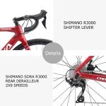 2x11 Speed V Brake Bike , Road Bicycle 700c 54cm 56cm CE Certificate