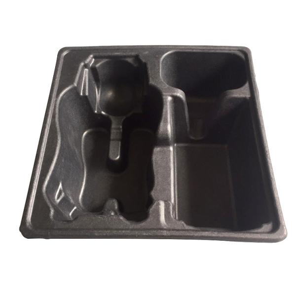 Buy cheap Molder Fiber Packaging Sugarcane Black Pulp Tray Environmental from wholesalers