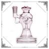 Buy cheap Durable Pink Recycle Bong 9 Inch Glass Smoking Pipes 3.1 Inches Base Diameter from wholesalers