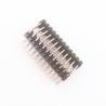 Buy cheap Dual row 2.54mm pitch 90 degree male header from wholesalers