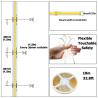 Buy cheap NO-Waterproof 12V24V 8mm10mm 480Leds 6500K White CE RoHs Flexible COB LED Strip Light from wholesalers