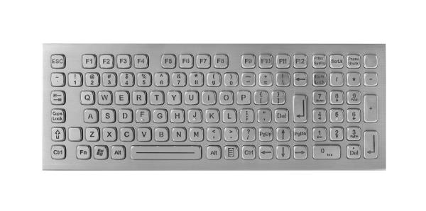 Buy cheap Weather Proof Desktop Metal Industrial Keyboard Stainless Steel For Coal Mine from wholesalers