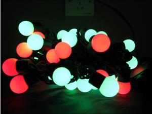 China 5m/16.5ft 50 Lights RGB Ball LED Color Changing String Lights on sale