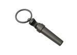 IMEGA Black Metal Bottle Opener Laser Engraving Wine Corkscrew Keychain