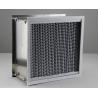 Buy cheap SS Frame High Temperature Air Filter H13 Hepa Air Purifier Aluminum Foil Separator from wholesalers