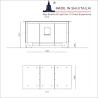 Buy cheap Toughened Glass 75W 24VDC 6.5m2 Bus Stop Shelter from wholesalers