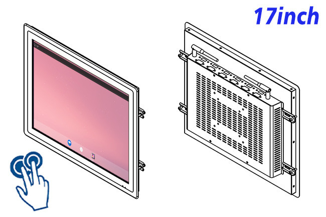 17-Inch Versatile Android Screen for Industrial Monitoring and Security Systems