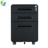 Buy cheap Curved Edge Office 3 Drawer Steel Filing Cabinet Metal Handles from wholesalers