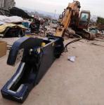 Scrap Metal Caterpillar Excavator Attachments 360 Degree Rotary With Clamping