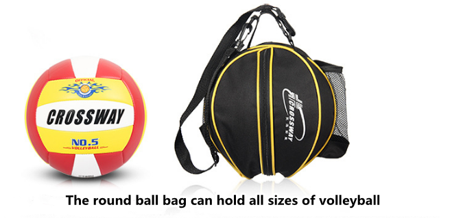 Factory Price Portable Sport Ball Shoulder Bag Football Volleyball Storage Backpack Handbag Round Shape Shoulder Strap Knapsacks