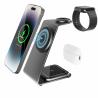 Buy cheap Magnetic Personalized Electronic Gifts 3 In 1 Magsafe Desk Charger 15W Wireless from wholesalers