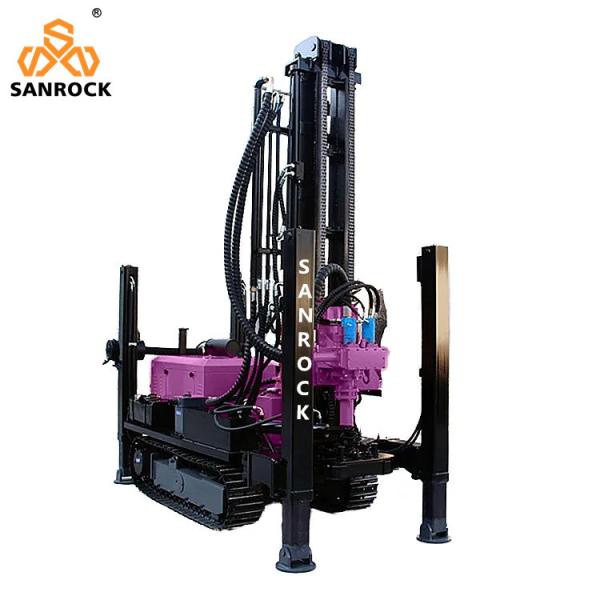 Buy cheap Water Borehole Drilling Machine High Productivity Crawler Drilling Rig Deep Water Well Drilling Rigs from wholesalers