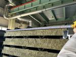 PPGI Color Steel Sandwich Panel Fireproof Rock Wool Foam Composite Steel Plate