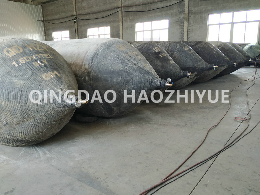 Floating Marine Salvage Airbags Ship Launching 6 Layer Barge