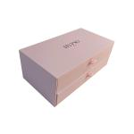 Buy cheap Luxury Pink Custom Logo Slide Drawer Women Necklace Ring Jewelry Box Set from wholesalers