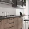 Buy cheap Customized Modern Wood Veneer Kitchen Cabinet Set Minimalist Kitchen System from wholesalers