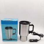 Car Heating Cup Travel Coffee Cup 12V Electric Heating Mug Stainless Steel
