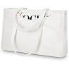 Buy cheap LAPTOP TOTE BAG FOR WOMEN 15.6 INCH WATERPROOF LEATHER COMPUTER BAGS BUSINESS OFFICE WORK BRIEFCASE BLACK from wholesalers