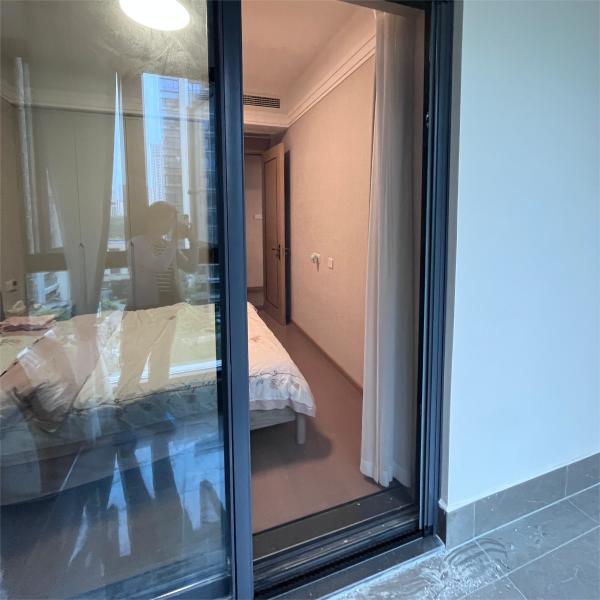 Buy cheap Wholesale Retractable Mosquito Screen Door Frame Aluminum Alloy Barrier Free Fly Screen Door from wholesalers