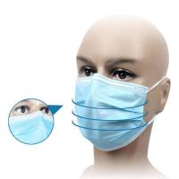 Buy cheap Non Woven Disposable Face Respirator Mask 3 Layer Earloop Activated Carbon product