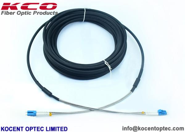 Buy cheap LC Armored CPRI Army Field Fibre Optic Patch Cable FTTA Outdoor 2fo 4 Fiber 6 Core 7.0mm TPU from wholesalers