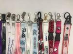 Promotion Neck Strap Lanyard For Id Cards Silk Screen Logo With Metal Lock