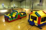Commercial Giant Inflatable Obstacle Courses Bouncer Races Sport Game Sales