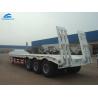 Buy cheap 3 Axle 50 Tons Low Bed Semi Trailer For Excavator Transportation from wholesalers