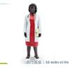 Buy cheap People at Work Model Toy Woman Doctor Figure Pretend Professionals Figurines Career Figures Toys for Boys Girls Kids from wholesalers