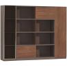 Buy cheap MFC Panel Wooden Office File Cabinet Decorative L800*W416*H1800mm from wholesalers