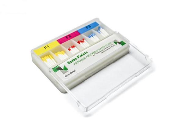 Buy cheap Dental Material Endodontic Color Coded Absorbent PP Dental Paper Point from wholesalers