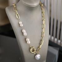 Buy cheap High Quality Natural Baroque Irregular Freshwater Baroque Pearl Necklace Jewelry product