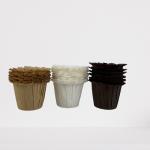 Flanging Top Hat Paper Cake Cups Non Stick High Temperature Baking