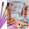 Buy cheap Purple Nylon Hair Paint Brush Kit Face Body Paint Brush Set Customized Logo from wholesalers