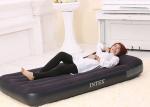 Queen Type Inflatable Sofa Bed Pure Black Color 50 * 40 *28CM Carton Size